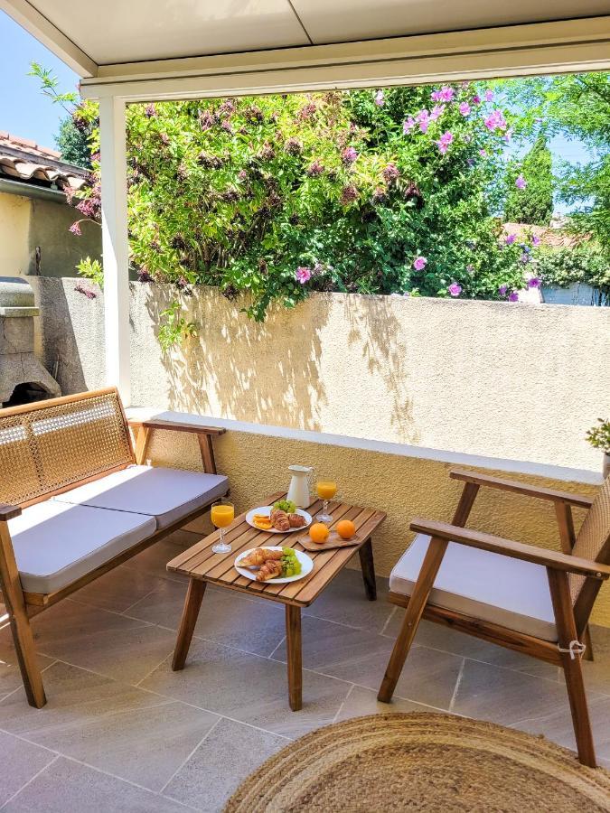 Studio Double Climatise Avec Terrasse - Proche Tram & Centre Apartment Montpellier Exterior photo